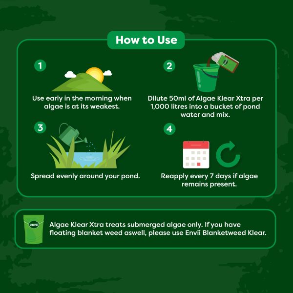 How to use Algae Klear Xtra