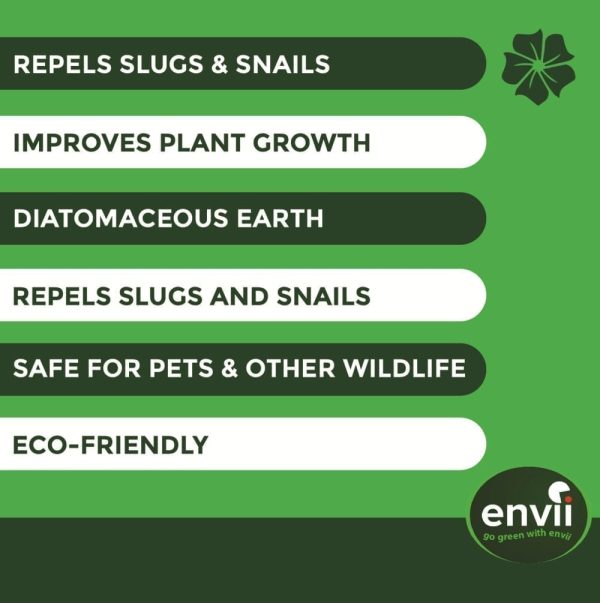 Envii Feed and Fortify features for our organic slug control