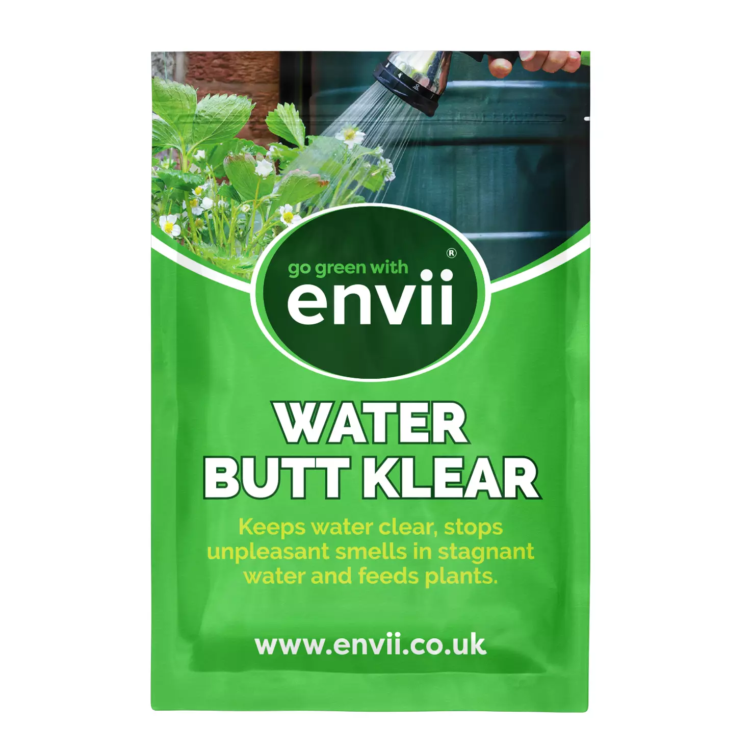 Front view of Envii Water Butt Klear