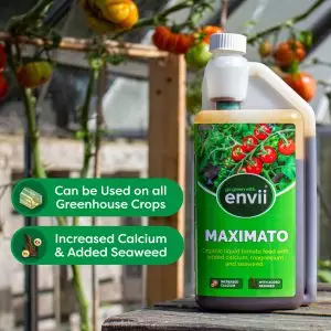 Maximato can be used on all greenhouse crops and has added calcium and seaweed.